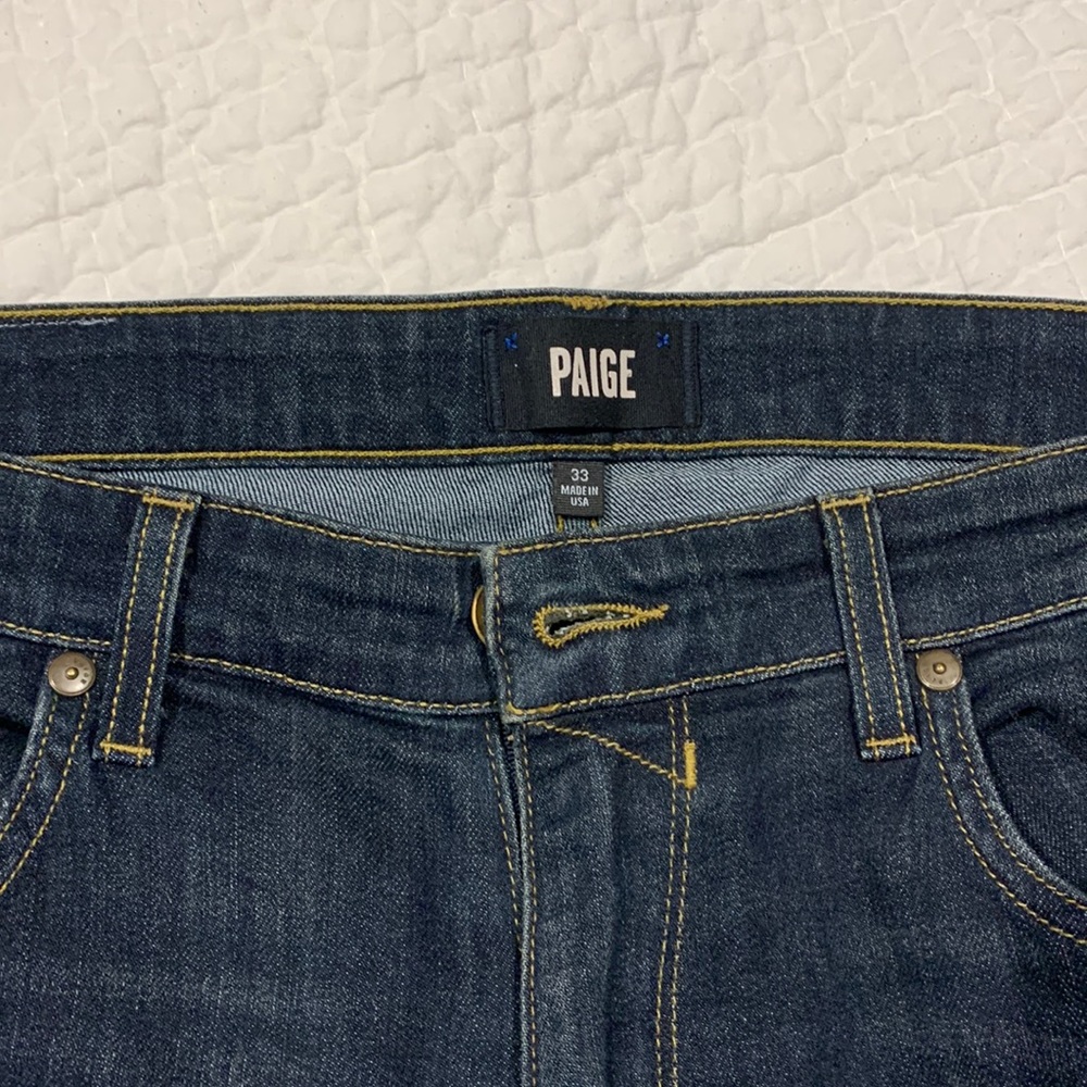 Paige darn denim jeans